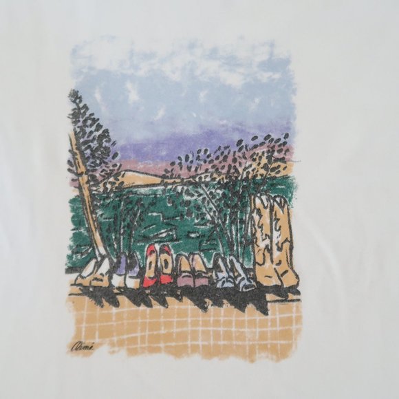 AIME LEON DORE Molina shoes graphic print t-shirt tee sz XXL - Picture 3 of 8